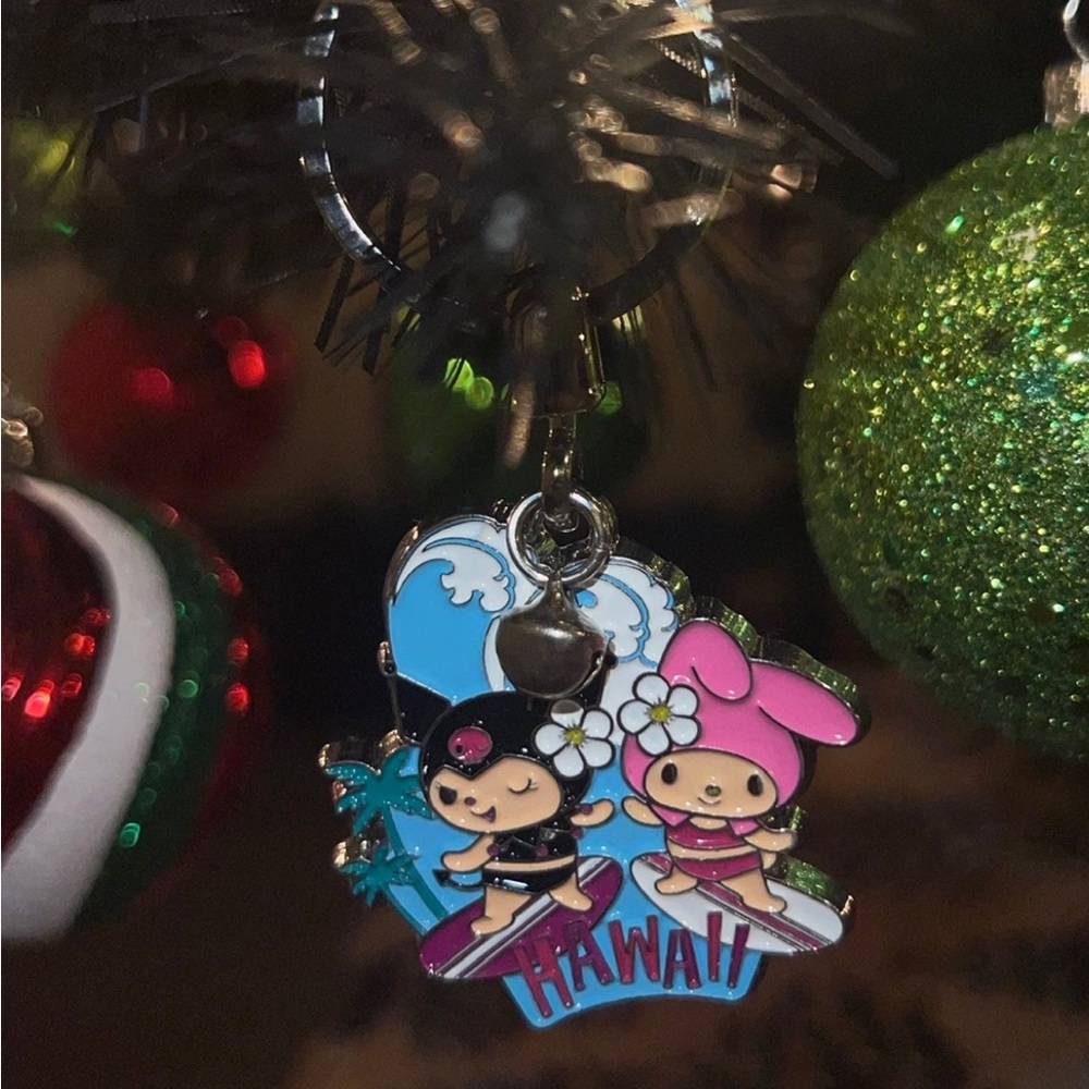 My Melody & Kuromi Hawaii Keychain